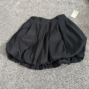 a new day Black Bubble Mini Skirt